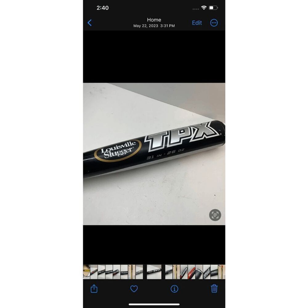 Louisville Slugger TPX SL1265 Omaha Senior Baseball Bat 31 in‎ 26 oz -5